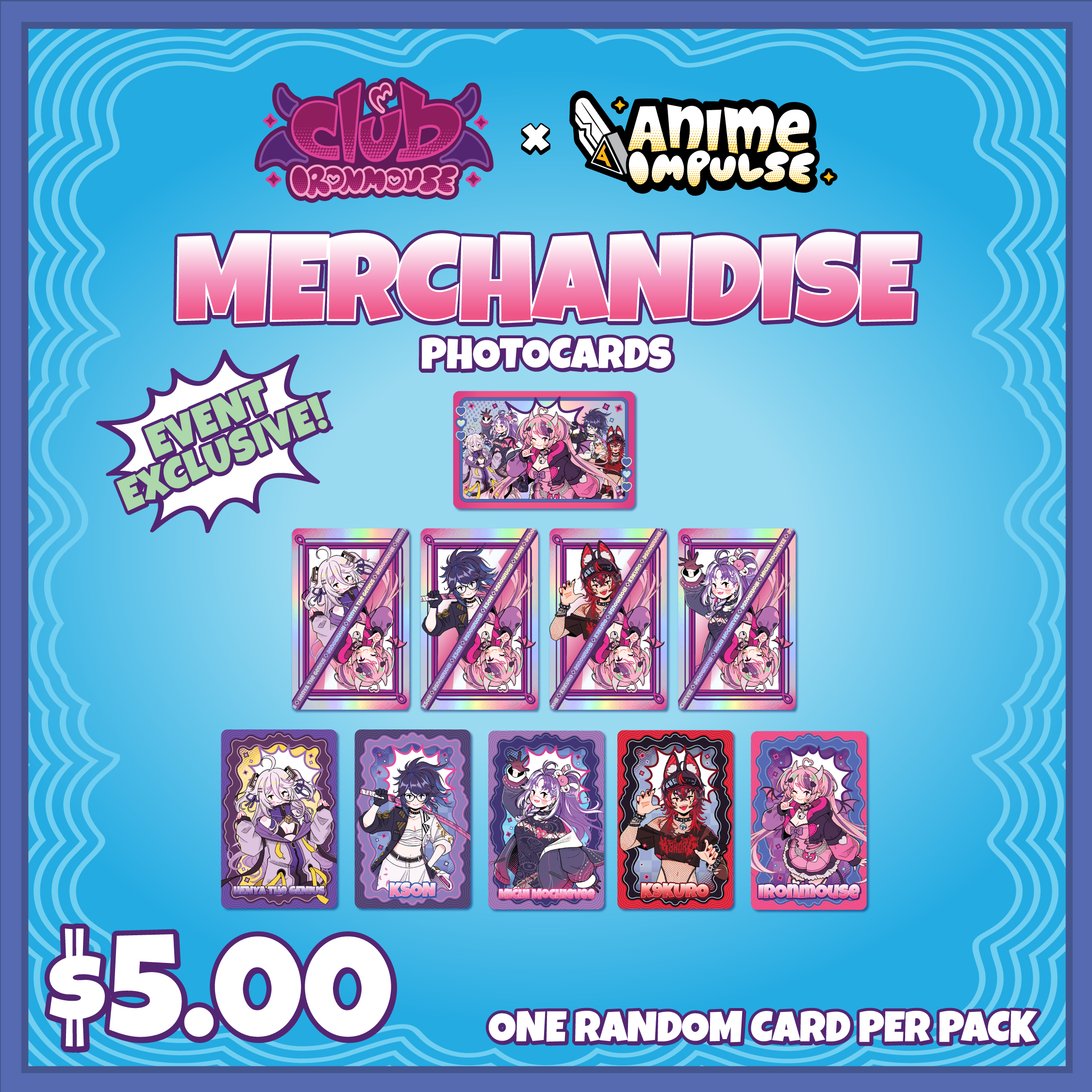 Merchandise — ANIME Impulse Orange County - Vtuber Meet & Greets